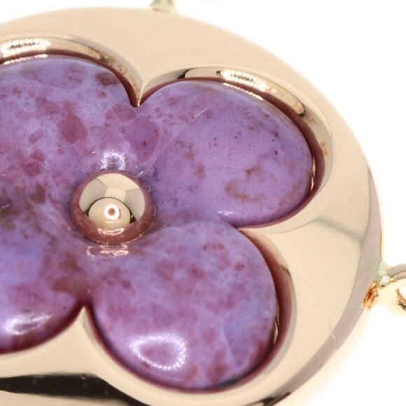 LOUIS VUITTON Sun Blossom 1P Diamond Necklace K18 Pink Gold - Picture 5 of 8